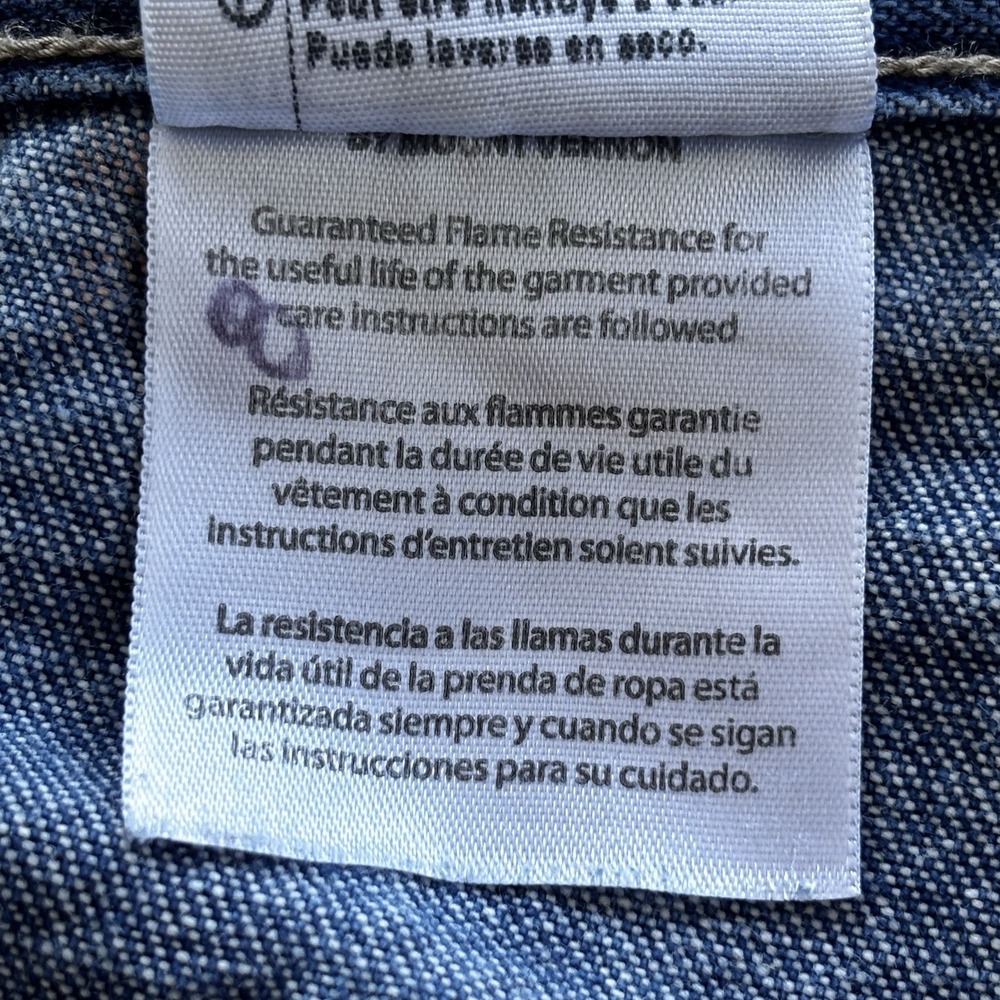 Carhartt FRB13 FR Denim Work Jeans 36x30 NFPA 2112 NFPA 70E‎ ATPV 10.0 - Picture 8 of 16